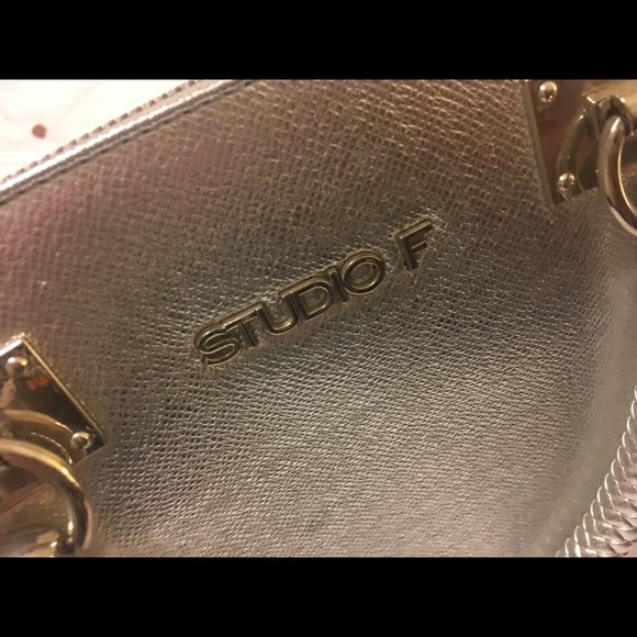 Big silver hand bag - Picture 2 of 6